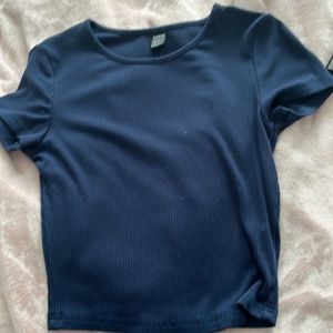 SHEIN fitted crop top